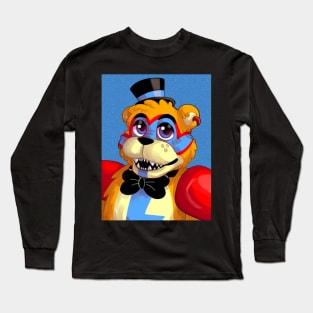 Freddy Fazbear Rockstar Row Poster Long Sleeve T-Shirt